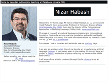 Tablet Screenshot of nizarhabash.com